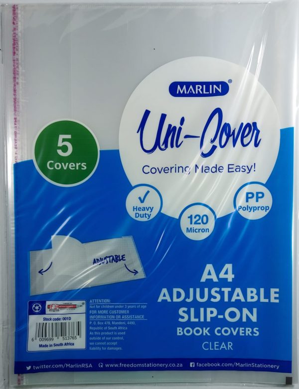 A4 slip on adjustable book covers(heavy duty) ⋆ BrainySparks